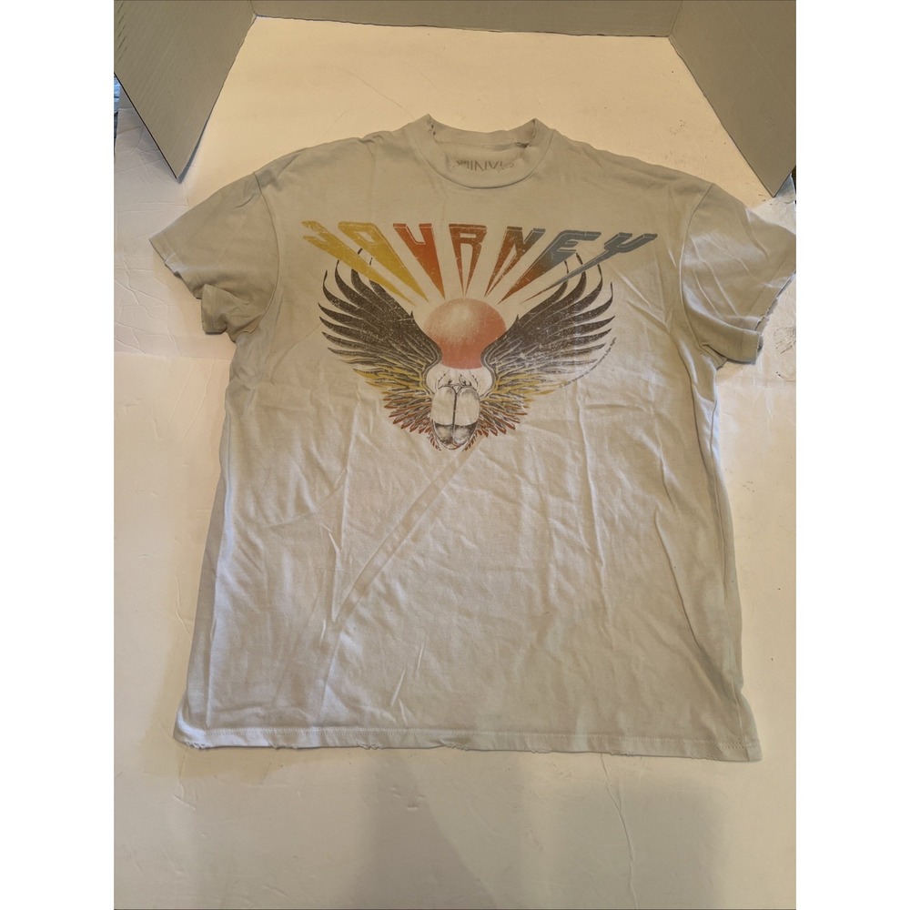 Band Journey worn design‎ band t-shirt men's small